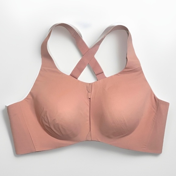 knix Other - NWOT Knix Catalyst Front Zip Blush Pink Sports Bra sz 8 (40D/DD/DDD/E)